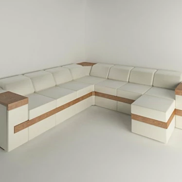 Cozy Kalinka-35 Sofa 3D model image 1 