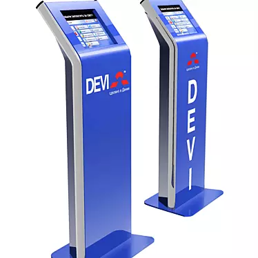 Smart Info Terminal: Centralized Information Hub 3D model image 1 