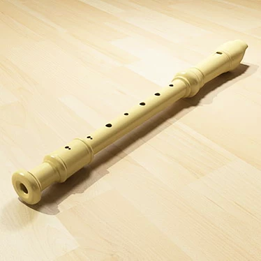 Compact Block Flute: Ideal for 3D Design 3D model image 1 