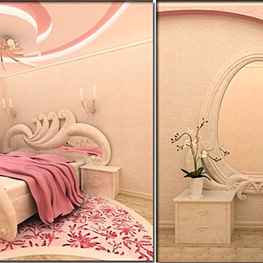 Bed and toilet mirror