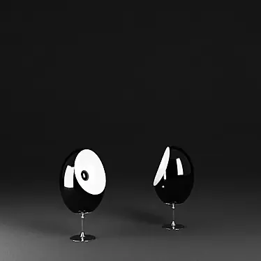 Egg-shaped Mono Speaker: Opti 3D model image 1 