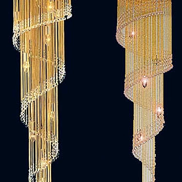 Luxury Chandelier: Faustig, Germany 3D model image 1 