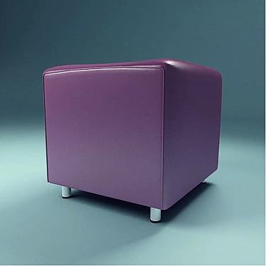 Versatile Ottoman: Elegant and Comfortable 3D model image 1 