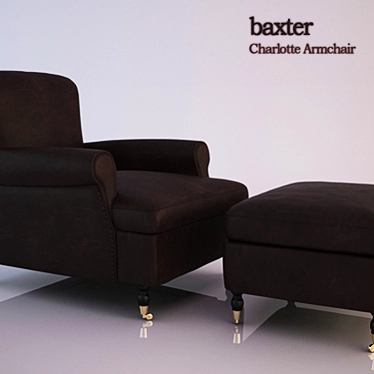 Baxter Charlotte Accent Chair 3D model image 1 