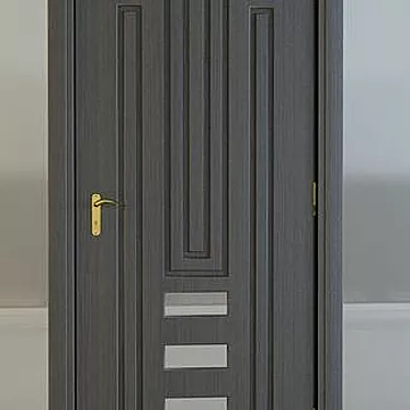 Sleek Modern Door_02 3D model image 1 