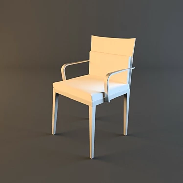 Elegant Mathias Chair 3D model image 1 