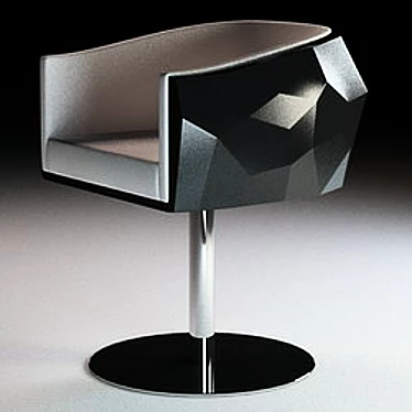 Elegant Fendi Chair 3D model image 1 