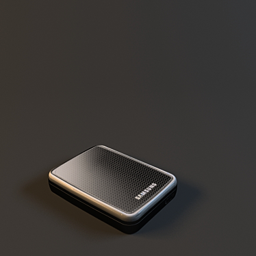 Samsung Mini HDD: Compact Storage Solution 3D model image 1 