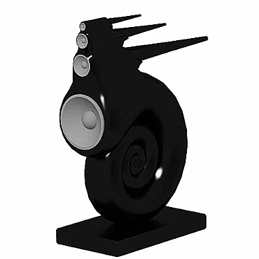 Nautilus B&W Floor Speaker 3D model image 1 