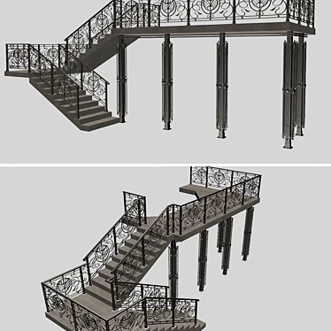 Forged staircase