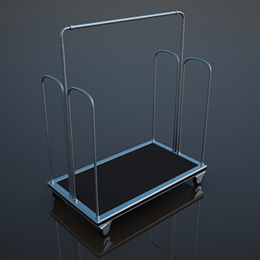 Elegant Hotel Trolleys: Enhance Interior 3D model image 1 