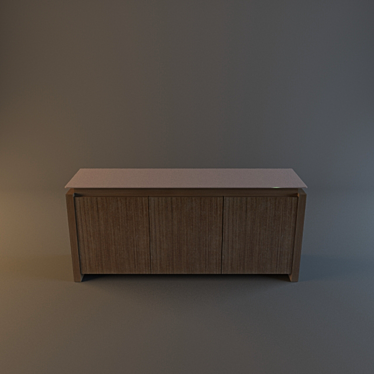 Modern Chest of Drawers 3D model image 1 