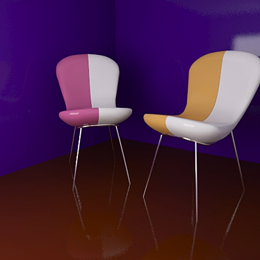 Snap Chair: Karim Rashid's Stylish Creation 3D model image 1 