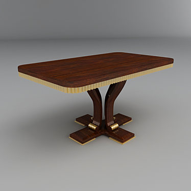 Modern Dining Table 3D model image 1 