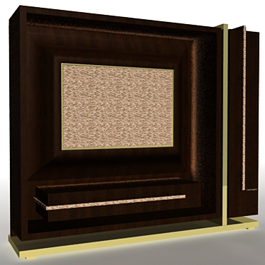 AntonioAlves TV Cabinet - Spanish Made, 2009 Collection 3D model image 1 