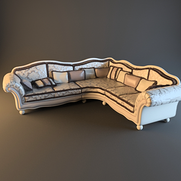 Borneo Corner Sofa - Modern and stylish 3D model image 1 
