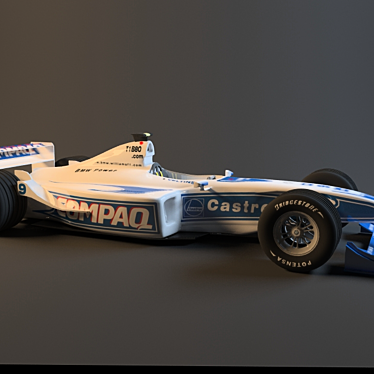 Highly Detailed F1 Racing Model 3D model image 1 