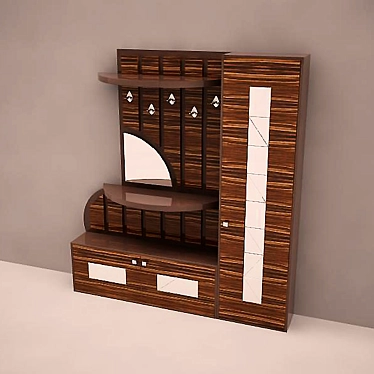 Hallway Shelf: Custom Design for Your Country Home 3D model image 1 