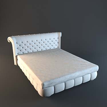 Dreamland Comfort Bed 3D model image 1 