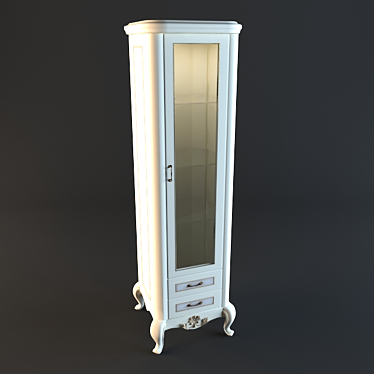 Elegant Display Showcase 3D model image 1 