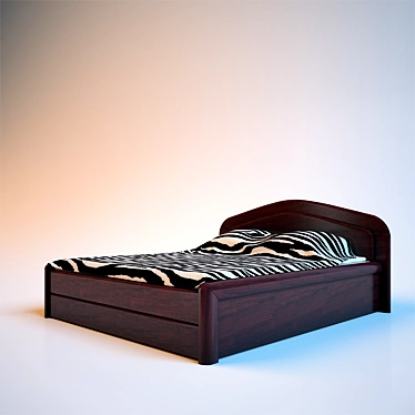 Mahogany bed