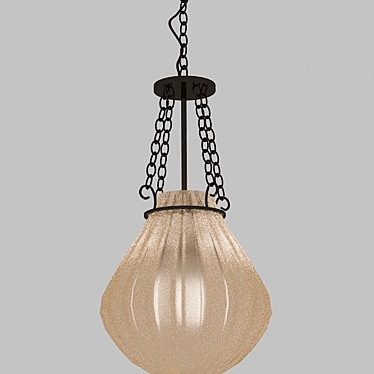 Modern Hanging Lamp "Massive" 41631-62 3D model image 1 