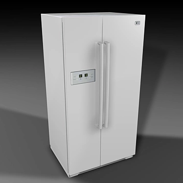 LG GW-B207FLQA Fridge: Space-saving Cooling Solution 3D model image 1 