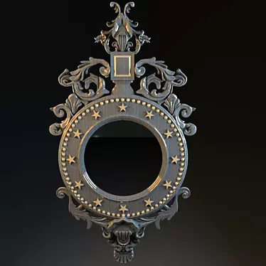 Textured Mirror 3D model image 1 