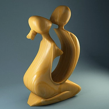 wooden statuette