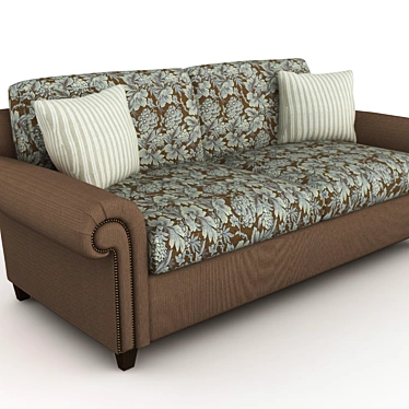 Textured Sofa: Stunning Comfort 3D model image 1 