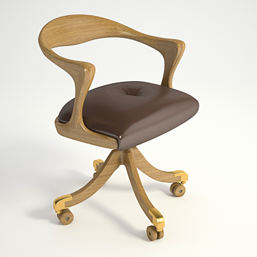 Ceccotti Marlowe Chair: Timeless Elegance for Your Home 3D model image 1 