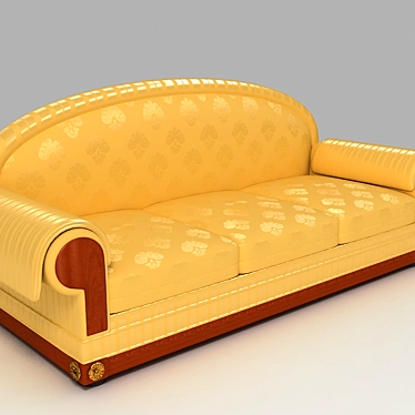 Title: Timeless Comfort Sofa 3D model image 1 