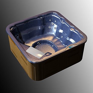 Luxury Bath Set: Vray+Textures 3D model image 1 