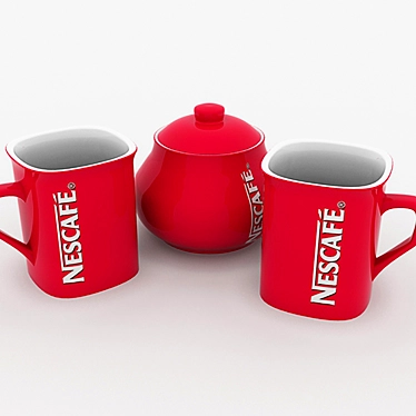 Rich and Smooth Nescafe Blend 3D model image 1 