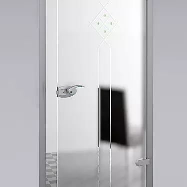 Elegant Glass Doors by SKLO+GLAS 3D model image 1 