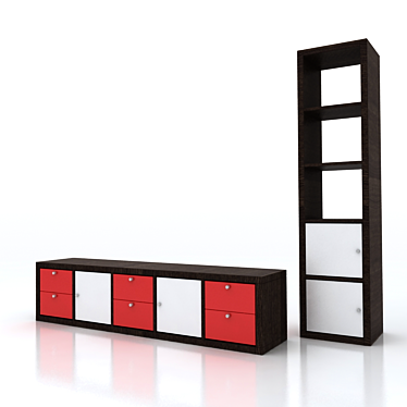 Functional IKEA Shelves | Customizable 3D model image 1 