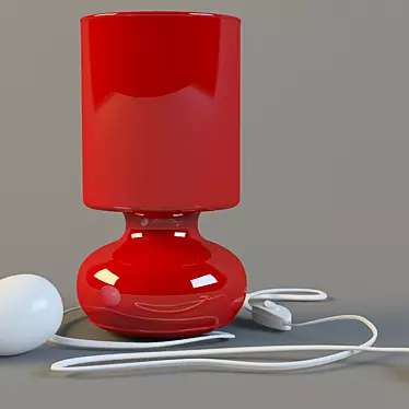 Sleek LIKRA Table Lamp 3D model image 1 