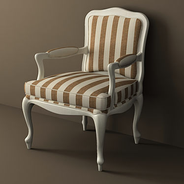 Vintage Style Chair 3D model image 1 