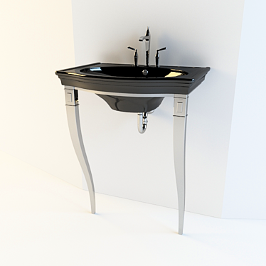 Elegant Devon & Devon Sink 3D model image 1 