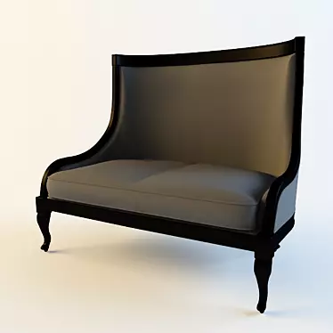 Classic Sofa: Timeless Elegance 3D model image 1 