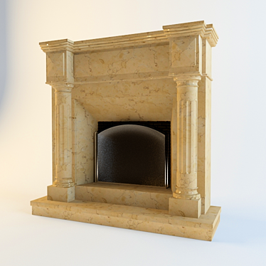 Classic Fireplace 3D model image 1 