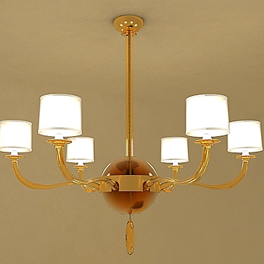 Barbara Barry Chandelier: Elegant and Timeless 3D model image 1 