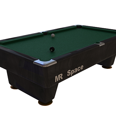 Classic 8 Ball Pool Table 3D model image 1 