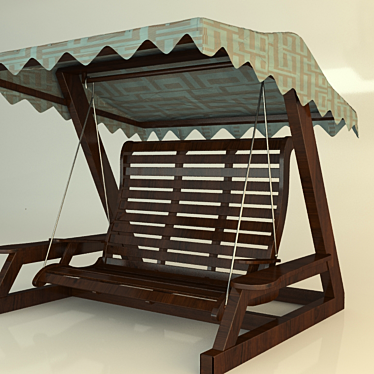 Sussex Mahogany Swing 3D model image 1 