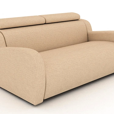 Cozy Comfort Sofa 3D model image 1 