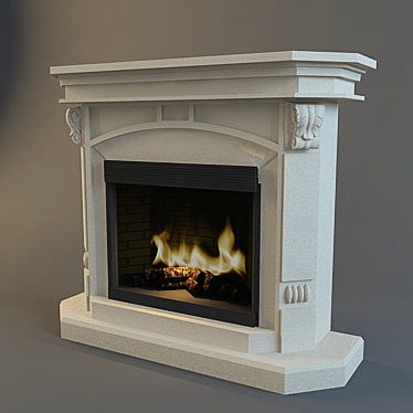 Dimplex Bromley Electric Fireplace 3D model image 1 
