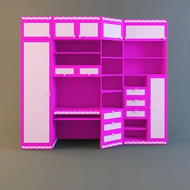 Child's Dream Closet 3D model image 1 