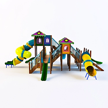 Kids Fun Slide 3D model image 1 