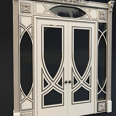 the decorative portal of Art Deco