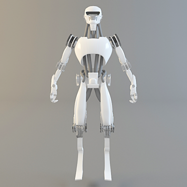 Advanced Robot Model 3D model image 1 